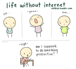 surviving without internet